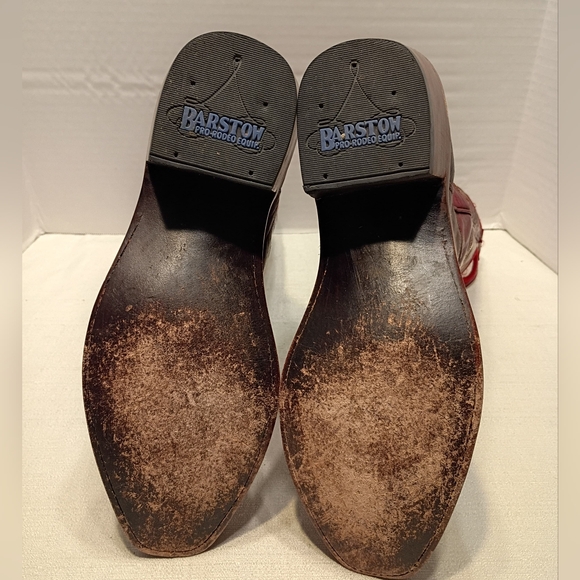 BARSTOW Riding Boots Pro Rodeo, Men # 9D - Picture 5 of 11